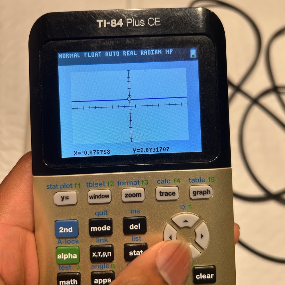 Texas Instruments TI-84 Plus CE Graphing Calculator Tested WITH Case Cable Gold - Picture 6 of 11